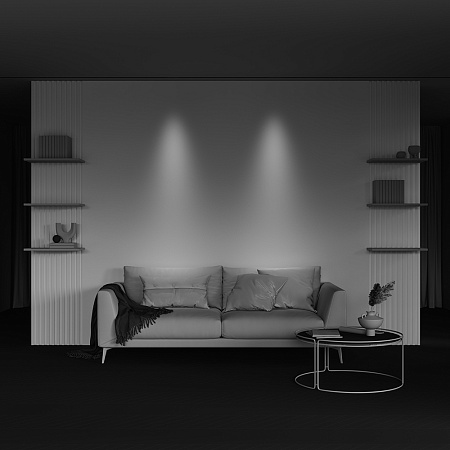 Трековый однофазный магнитный светодиодный светильник Maytoni Exility Points TR031-2-6W3K-B