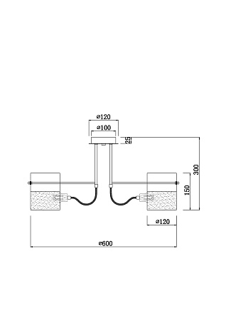 Люстра потолочная Freya Ampera FR2023PL-05CH