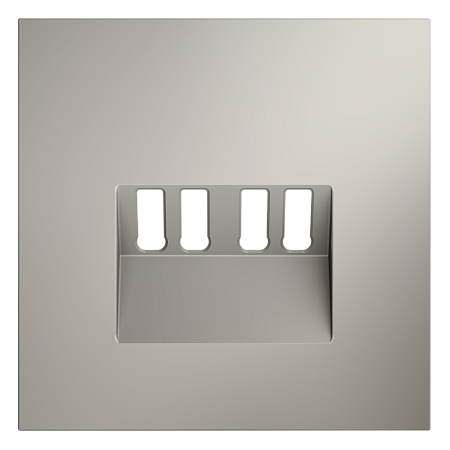 Накладка для розетки акустической 4-местной Voltum S70 (кашемир) VLS001503