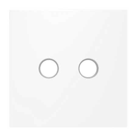 Накладка для розетки телевизионной оконечной TV+SAT Voltum S70 (белый матовый) VLS001602