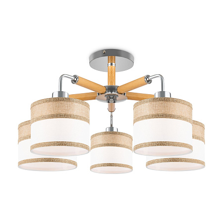 Потолочная люстра Freya Helen FR5329-PL-05-CH Потолочная люстра Freya Helen FR5329-PL-05-CH