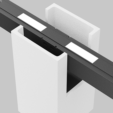 Трековый магнитный светодиодный светильник Maytoni Exility Alfa TR121-2-7W3K-W