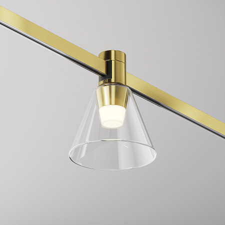 Трековый магнитный светодиодный светильник  Maytoni Flarity Bianca TR147-1-3W3K-BS