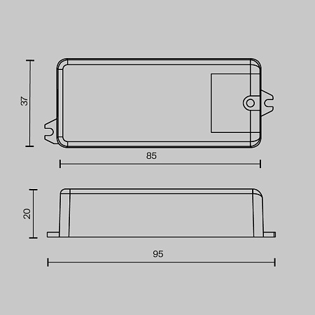 Диммер 96-288Вт/192Вт 12-48В Maytoni Dali 721015