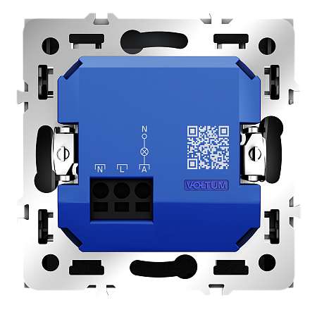 Выключатель встраиваемый карточный 16А Voltum S70 (белый матовый) VLS010702