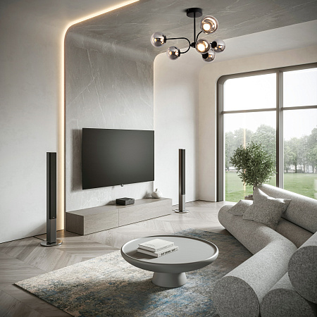 Люстра на штанге светодиодная Freya Arch  FR6178CL-L30B