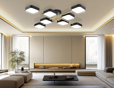 Люстра потолочная светодиодная Ambrella light FL516348