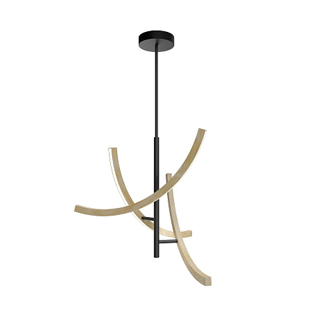 Люстра на штанге светодиодная Maytoni Wabi MOD428PL-L27BK Люстра на штанге светодиодная Maytoni Wabi MOD428PL-L27BK
