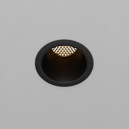 Светильник встраиваемый светодиодный Maytoni Dip DL116-10W-3K-B