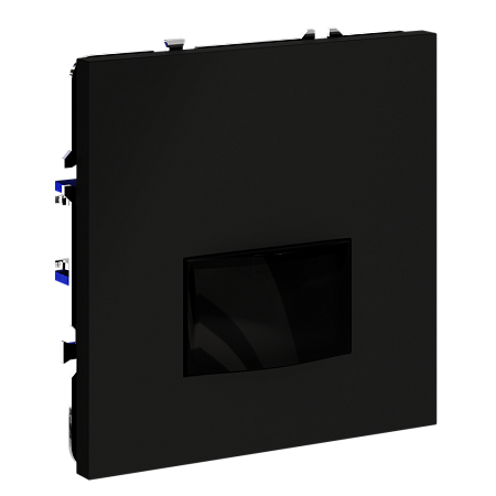 Датчик движения встраиваемый VOLTUM S70, (черный матовый) VLS070508