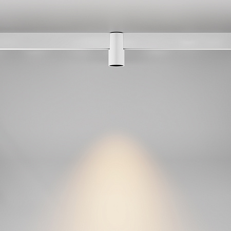 Трековый магнитный светодиодный светильник Maytoni Exility Alfa TR122-2-7W3K-W