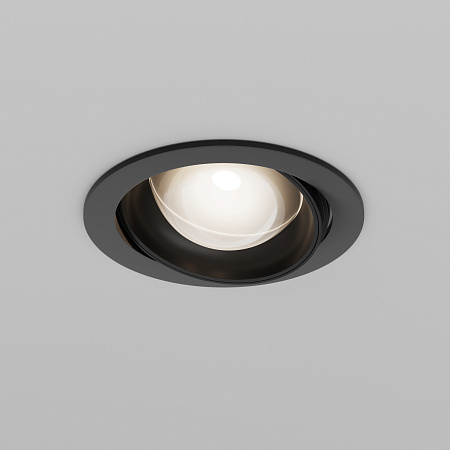 Встраиваемый светильник светодиодный Maytoni Lens DL105-12W4K-B Встраиваемый светильник светодиодный Maytoni Lens DL105-12W4K-B