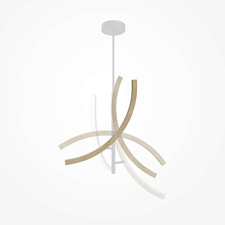 Люстра на штанге светодиодная Maytoni Wabi MOD428PL-L27BK Люстра на штанге светодиодная Maytoni Wabi MOD428PL-L27BK