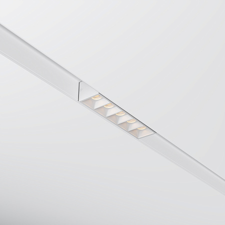 Трековый магнитный однофазный светодиодный светильник Maytoni Points Gravity TR076-2-10W3K-W