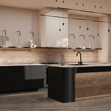 Трековый штанговый светодиодный светильник Maytoni Axity Focus LED C105PL-3W3-6K-B