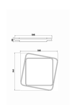 Светильник настенно-потолочный светодиодный Freya Arvin FR10030CL-L88W