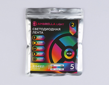 Светодиодная лента 14 Вт/м RGB 1120 Лм/м 24V IP20 Illumination GS4951