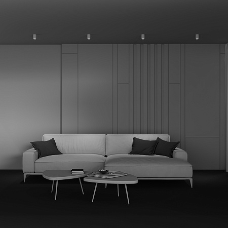 Светильник потолочный Maytoni Conik gyps C001CL-GU10-W