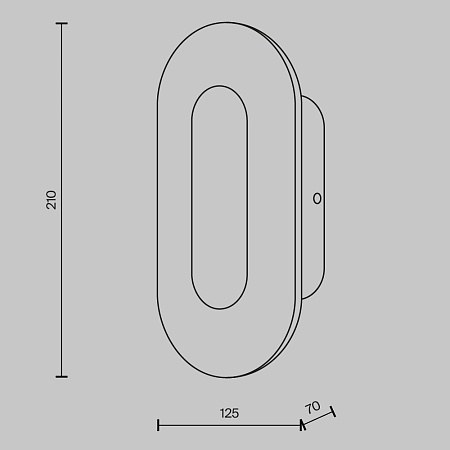 Светильник настенный светодиодный Maytoni Ply MOD355WL-L6BS3K