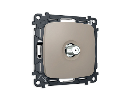 Комплект механизма TV розетки SAT 5-2400MHz 3.5dB Omega MO373050