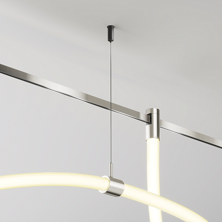 Потолочный коннектор с тросовым подвесом в шинопровод Maytoni Flarity Tau TRA154CSW-1PT