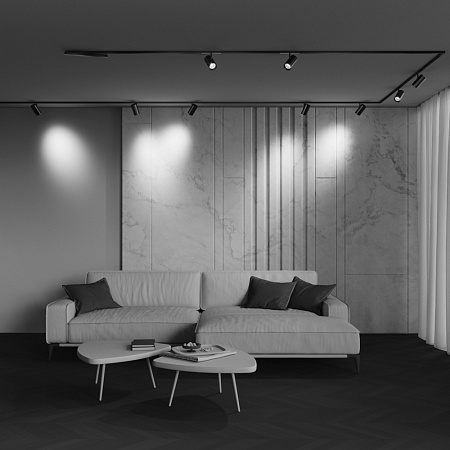 Трековый магнитный светодиодный светильник Maytoni Exility X Focus Led TR243-18W3K-B