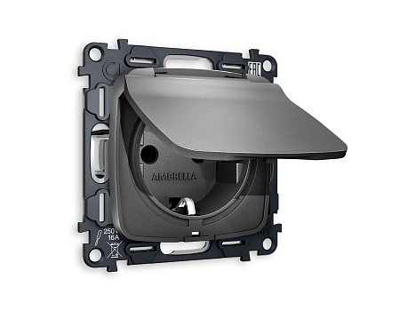 Комплект механизма электрической розетки Ambrella Volt OMEGA MO658010