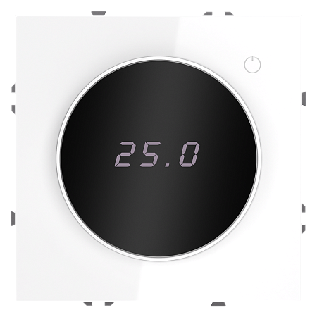 Терморегулятор электронный VOLTUM S70 с индикацией и датчиком, для теплого пола, (белый глянцевый) VLS070101 Терморегулятор электронный VOLTUM S70 с индикацией и датчиком, для теплого пола, (белый глянцевый) VLS070101