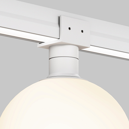 Трековый однофазный уличный светодиодный светильник Maytoni Elasity IP Luna O-TR01-1-S-9WW3K