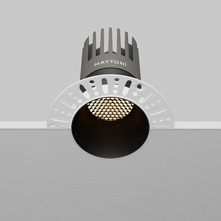 Светильник встраиваемый светодиодный Maytoni Dip DL122-15W-3K-TRS-B