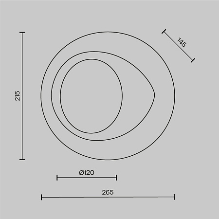 Светильник настенный Maytoni Lulua MOD435WL-01W