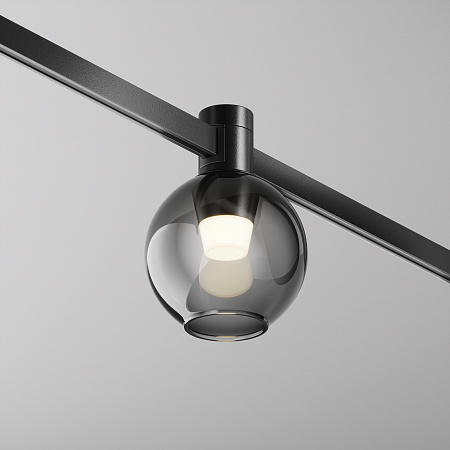 Трековый магнитный светодиодный светильник Maytoni Flarity Bubble TR148-1-3W3K-B