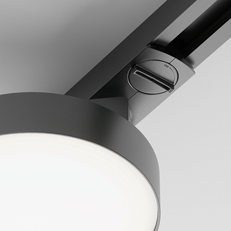 Трековый однофазный светодиодный светильник Maytoni Unity Zon TR043-1-12W4K-B