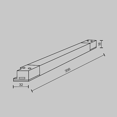 Блок питания TRIAC 150Вт 24В IP20 Maytoni Lighting control 734011 Блок питания TRIAC 150Вт 24В IP20 Maytoni Lighting control 734011