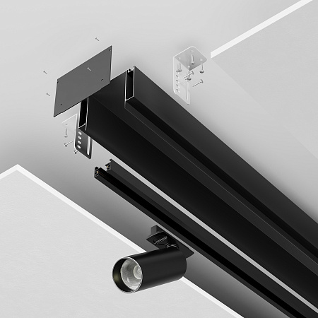 Профиль для ниши скрытого монтажа в гипсокартонный потолок Maytoni ALM-11681-PL-B-2M