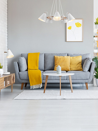 Люстра подвесная Freya Falke Market FR8001PL-05WG Люстра подвесная Freya Falke Market FR8001PL-05WG