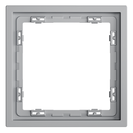 Рамка пластиковая на 1 пост Voltum S70 (серый) VLS100116