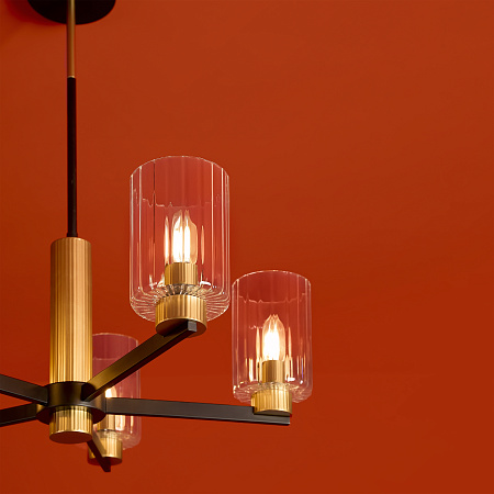 Люстра на штанге Freya Ombre FR2051CL-05BBS