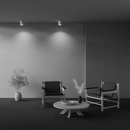 Светильник потолочный Maytoni Conik gyps C001CW-01W-1