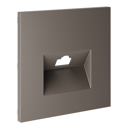 Накладка для розетки компьютерной RJ45 кат.6 Voltum S70 (капучино) VLS001314