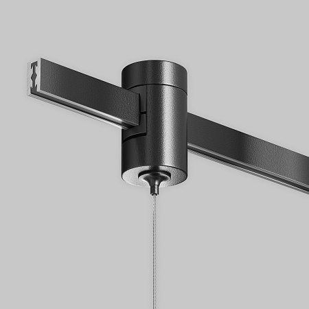 Коннектор с тросовым подвесом в шинопровод Maytoni Flarity Tau TRA154SW-1B