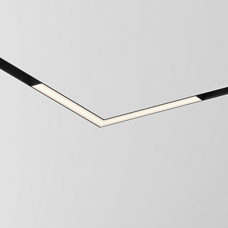 Трековый магнитный однофазный светодиодный светильник Maytoni Basis Gravity TR078-2-24W3K-B