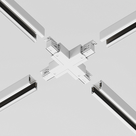 Коннектор Х-образный для трехфазного шинопровода Maytoni Trinity TRA005CX-31W