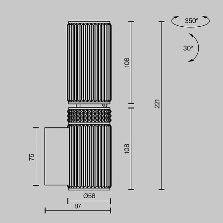 Спот Maytoni Metropolis MOD475WL-02BS