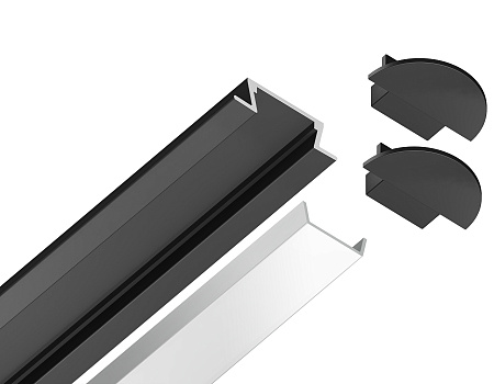Встраиваемый профиль для ленты ILLUMINATION GP1001BK