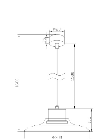 Светильник подвесной светодиодный Maytoni Remous P066PL-L9W4K