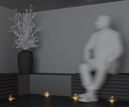 Уличный светильник встраиваемый в грунт светодиодный Maytoni Flash O044DL-L1S3K1