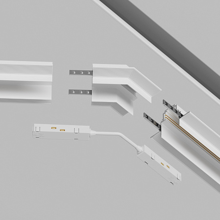 Угол для соединения 135° встраиваемого однофазного шинопровода Maytoni Gravity TRA010CLO-42W Угол для соединения 135° встраиваемого однофазного шинопровода Maytoni Gravity TRA010CLO-42W