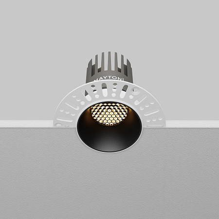 Светильник встраиваемый светодиодный Maytoni Dip DL124-10W-3K-TRS-B