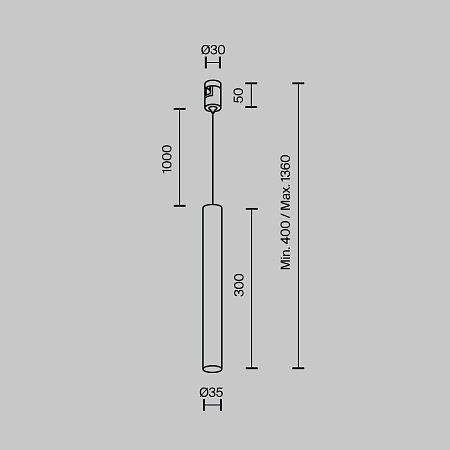 Трековый магнитный светодиодный светильник Maytoni Flarity Focus Led TR155-1-5W4K-BS